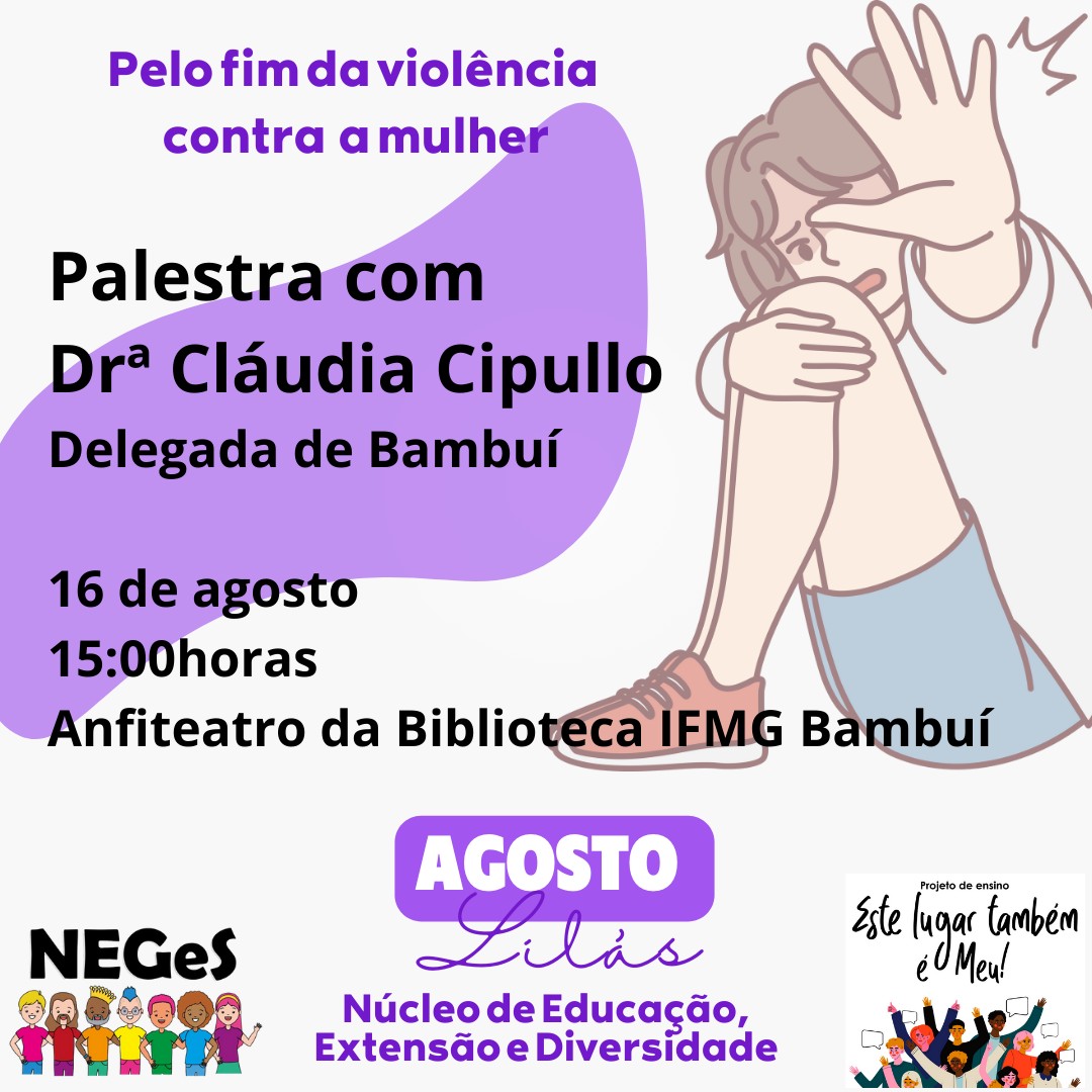 Palestra com a Drª Delegada Cláudia