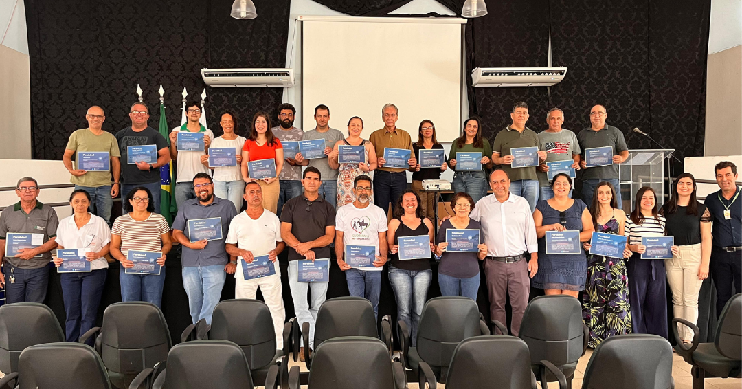 Entrega de certificados ouvidoria Campus Bambui