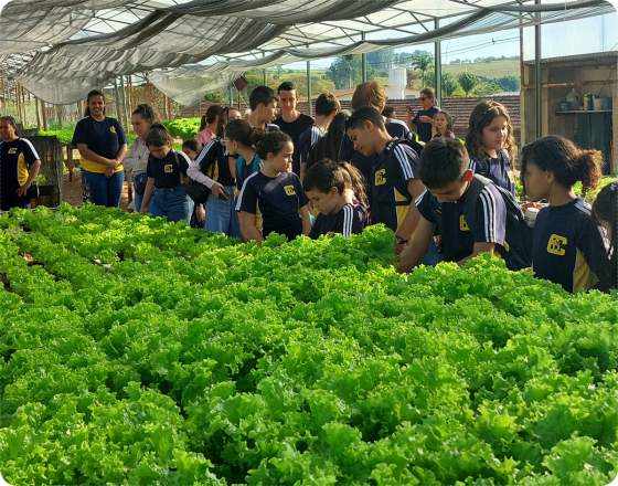 Visita Horta do Campus