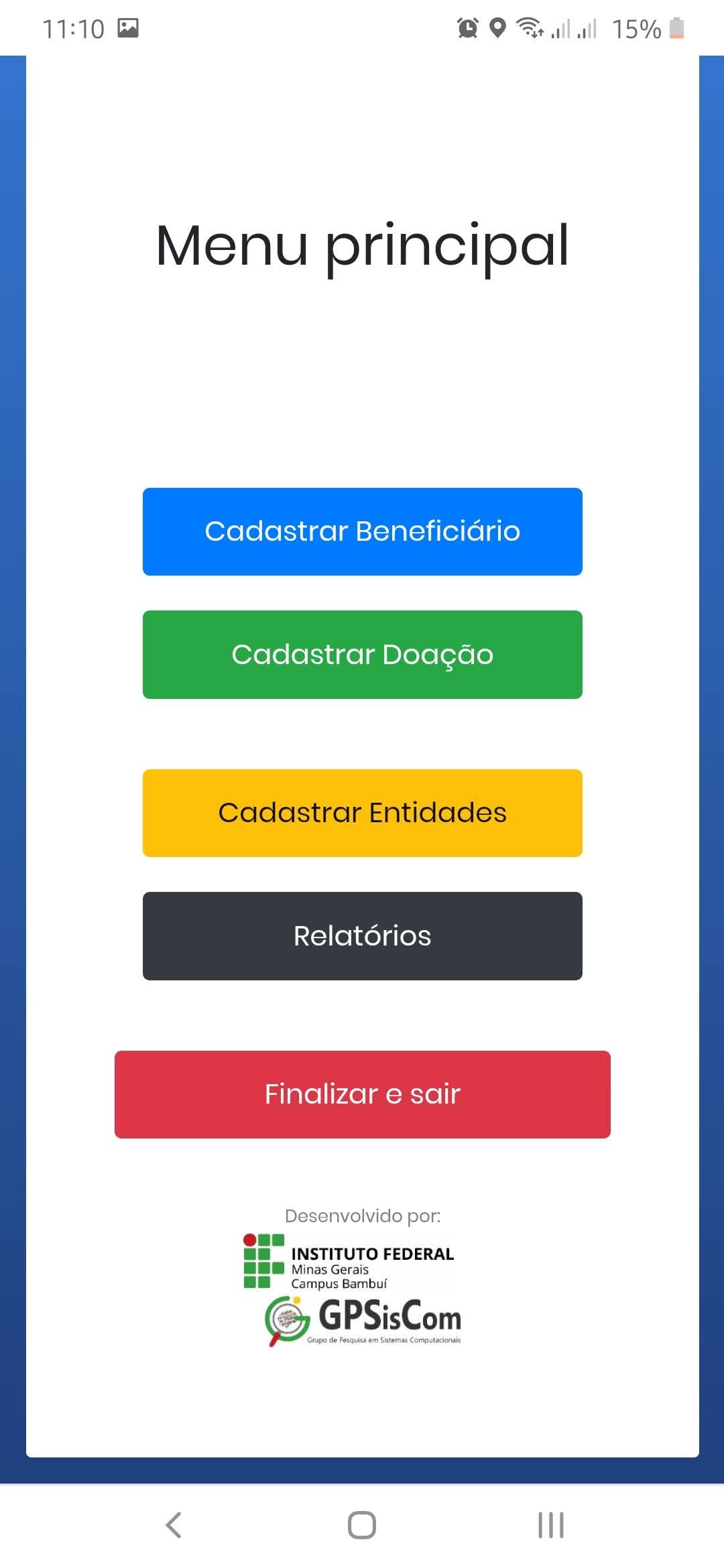 SysBMA Fig3 TelaPrincipal Celular